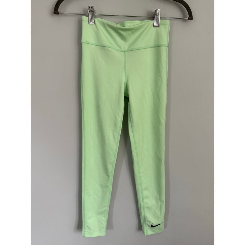 Nike Dri Fit Tight Fit Green Leggings size small